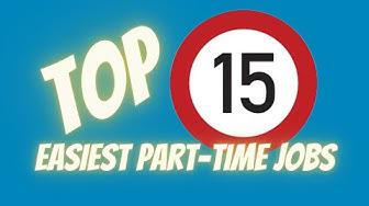 'Video thumbnail for Top 15 Easiest Part- time Jobs'
