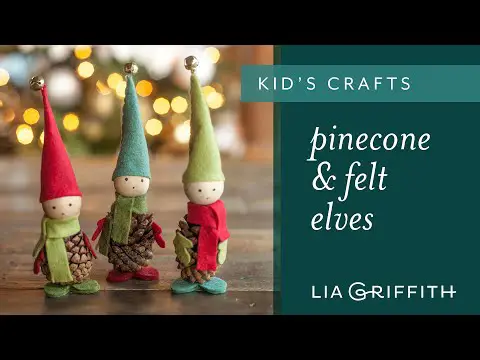 How to Make Pinecone Elves