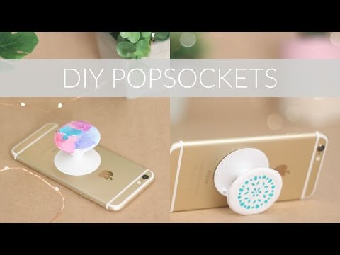 DIY POPSOCKETS FROM SCRATCH + DECORATION IDEAS || DIY Phone Accessory Collab