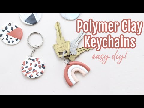 POLYMER CLAY TUTORIAL | POLYMER CLAY KEYCHAINS | DIY POLYMER CLAY KEYCHAIN TUTORIAL