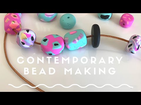 Contemporary Polymer Clay Bead Making