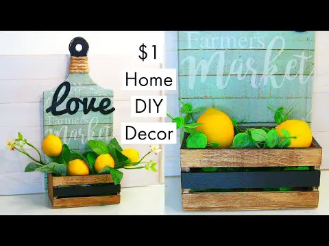 $1 Modern Farmhouse DIY 2020 | DIY Home Decor | Dollar Tree Idea | Farmhouse DIY