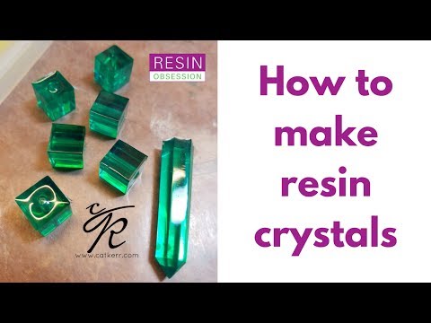 How to make resin crystals