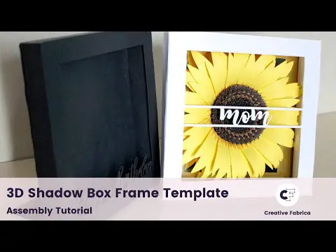 How to Create a 3D Shadow Box Frame from an SVG Template