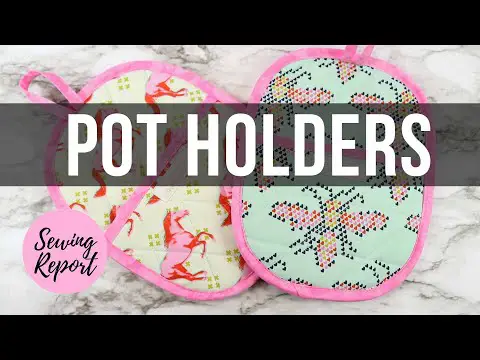 Super Simple Pot Holders ✂️ Free Pattern + Tutorial | SEWING REPORT