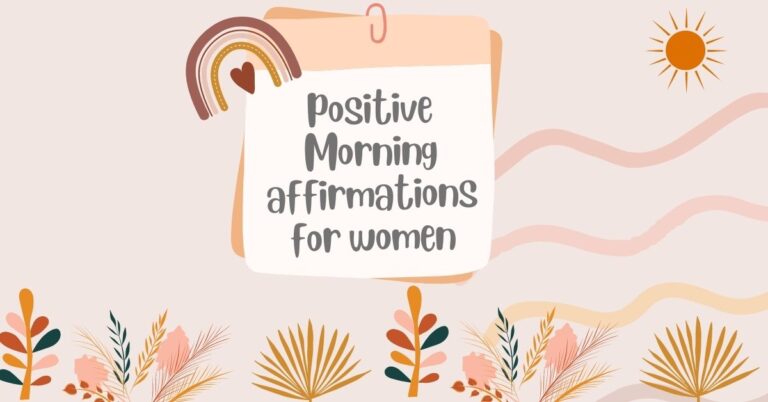 Morning affirmations for women