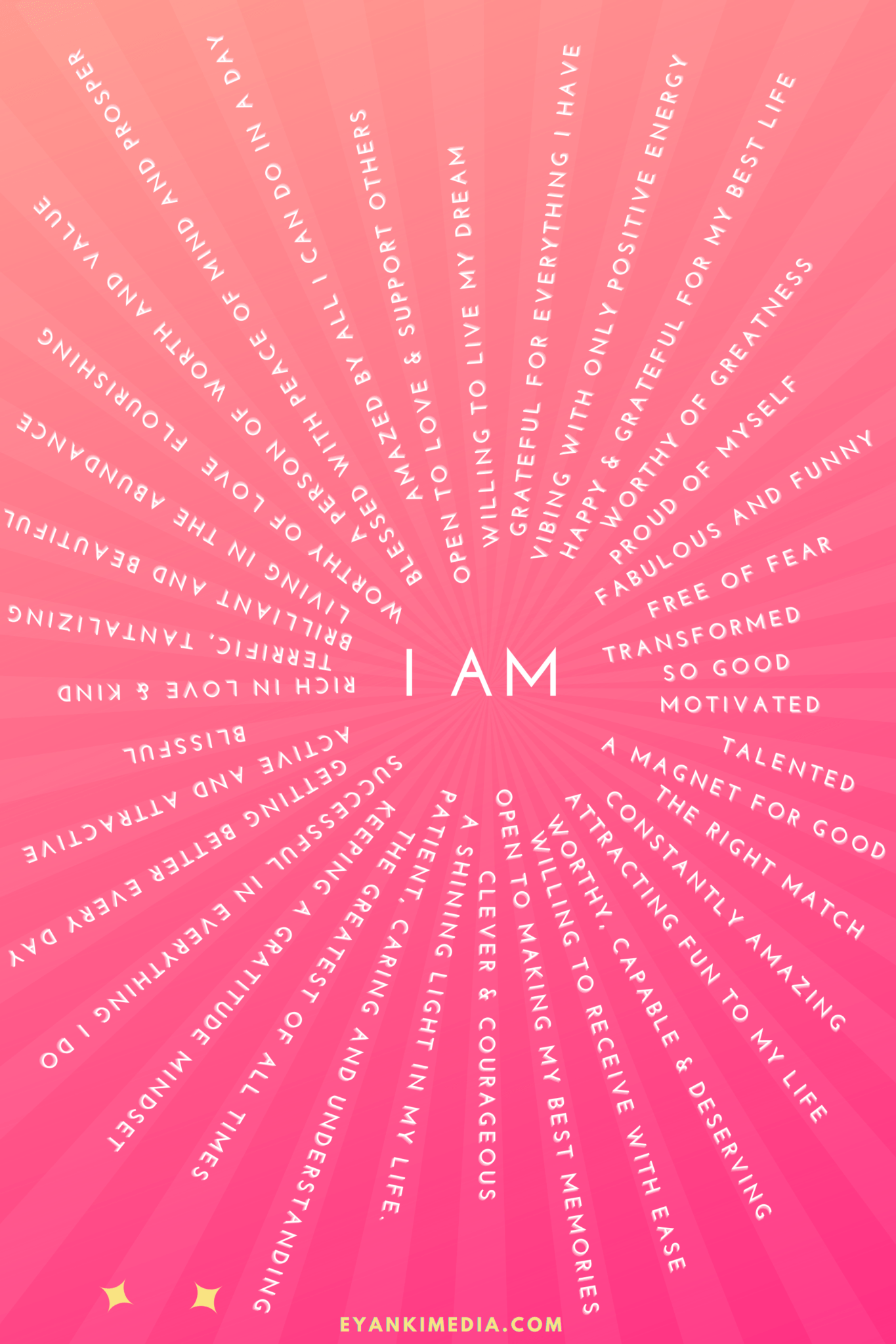 50 Positive I Am Affirmations List: I Am Statements For Yourself