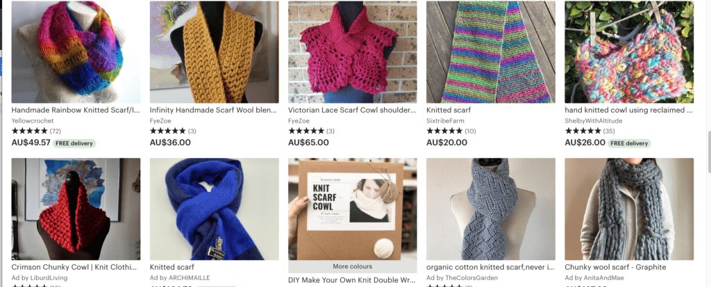 Easy knit crafts to make and sell