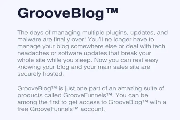 Groove funnels blog