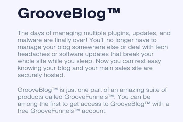 Grooveblog