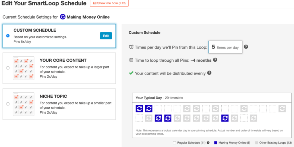 Tailwind for Pinterest Dashboard