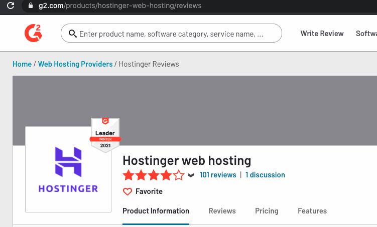 hostinger feedback