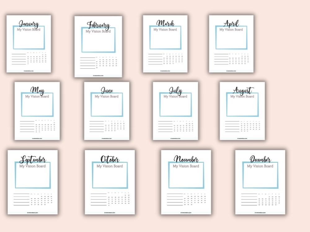 free printable blog planner