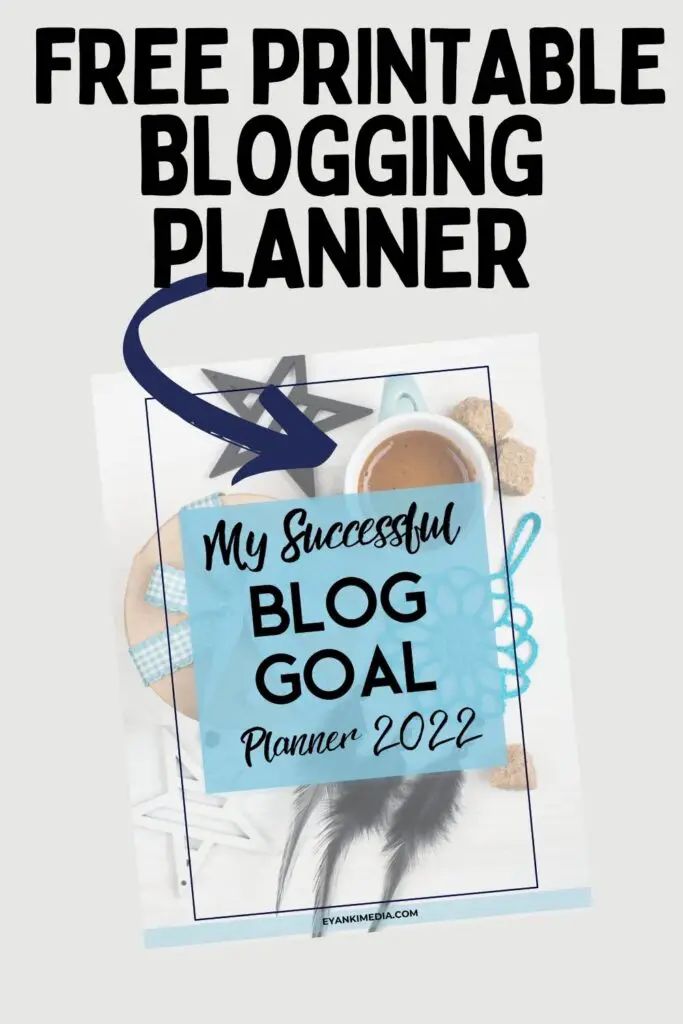 Free printable Blogging planner