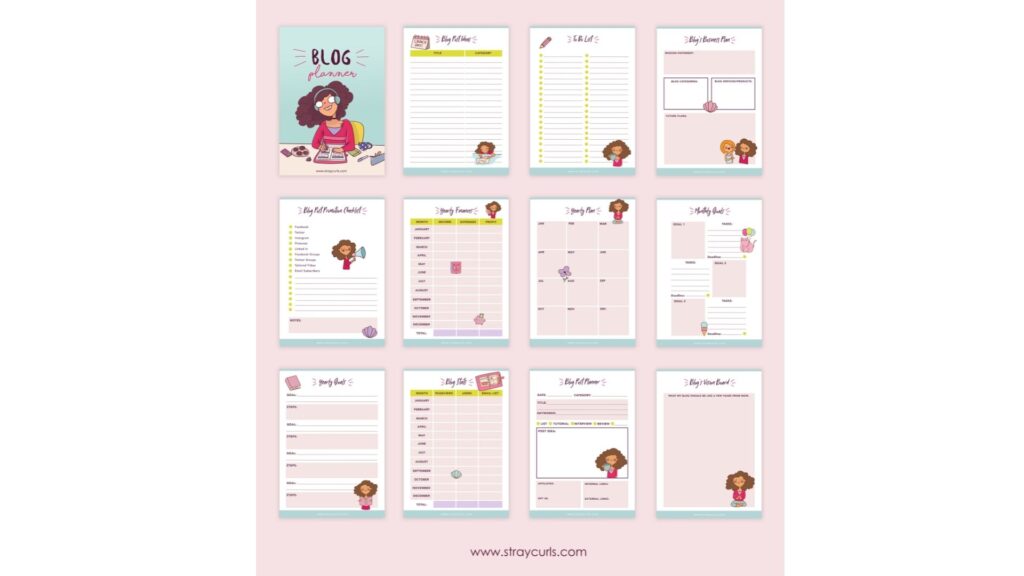 blog planner