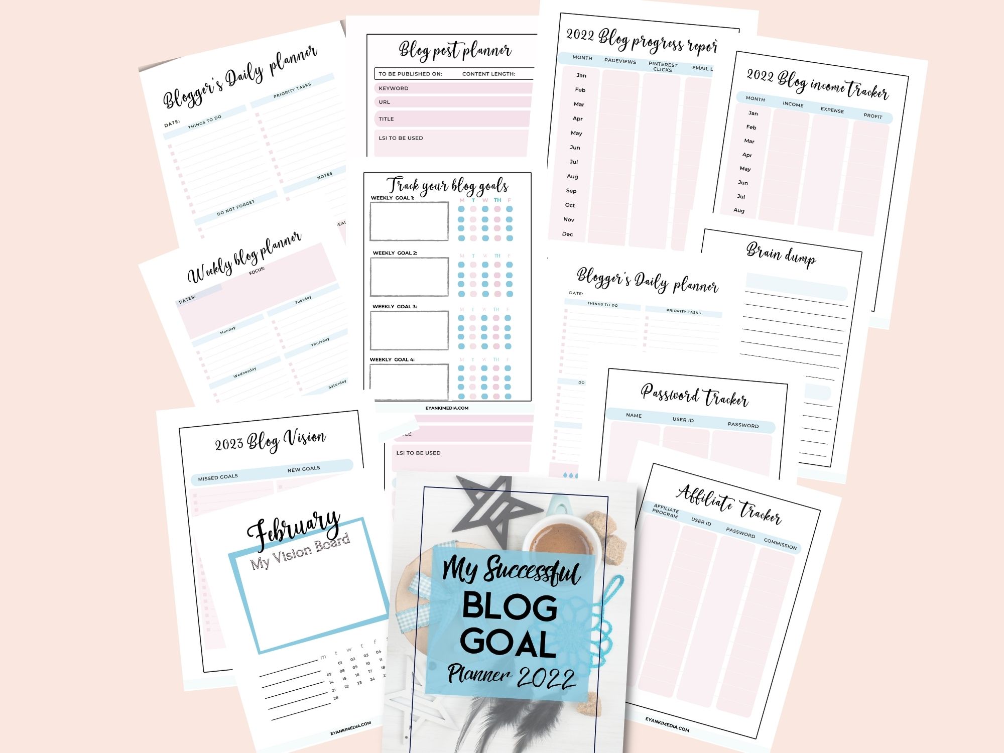 blog planner printable