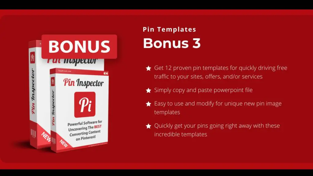 pin inspector bonus