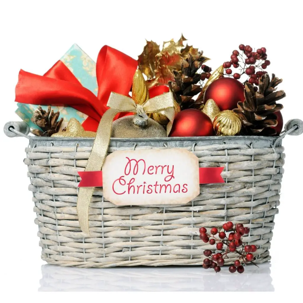 Christmas crafts to make and sell holiday gift basket