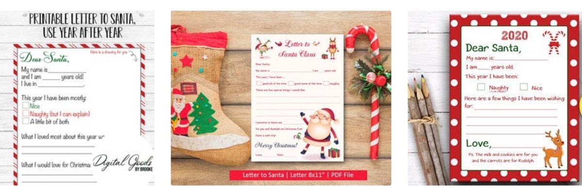 letter to Santa Christmas crafts to sell