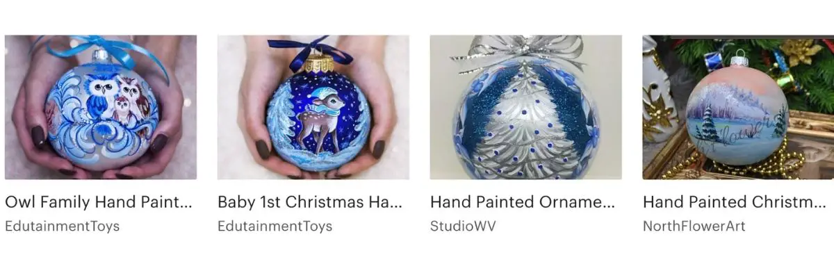 Hand Painted Christmas Ornaments to make and sell