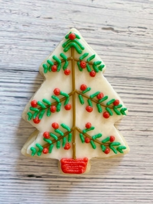 Christmas tree cookies