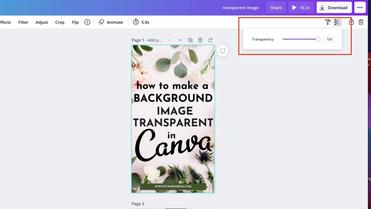 How To Make A Logo Transparent In Canva (Transparent Background & Images)
