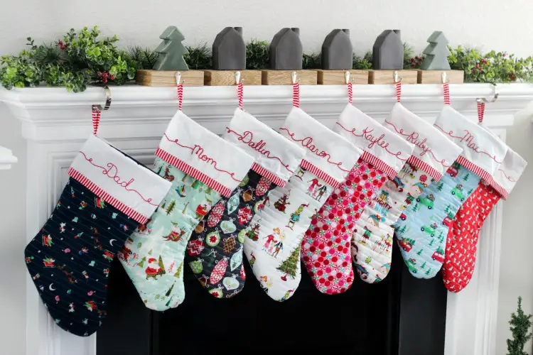 DIY christmas stockings