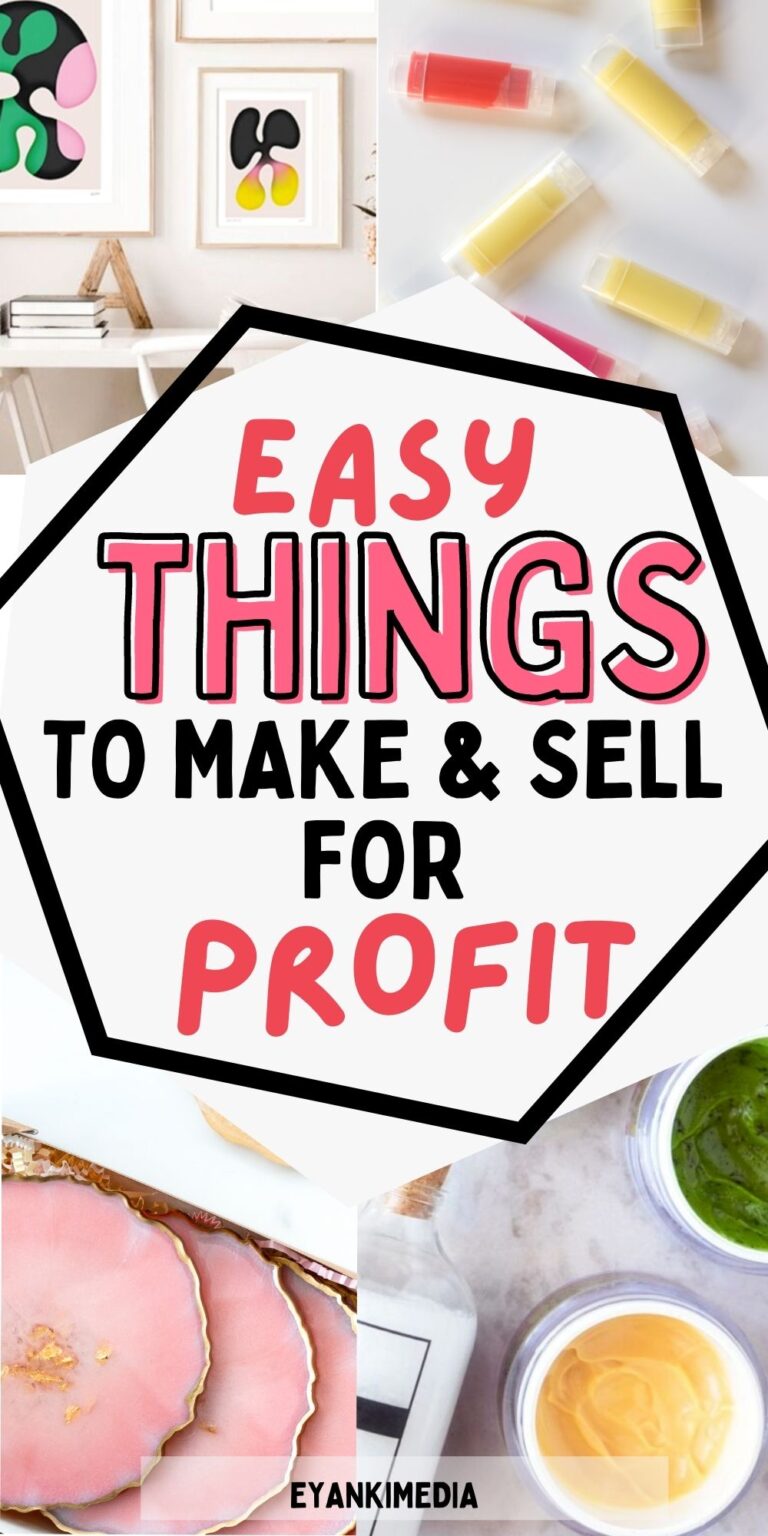 21 Easy Things To Make And Sell For Money [Popular Items 2025]