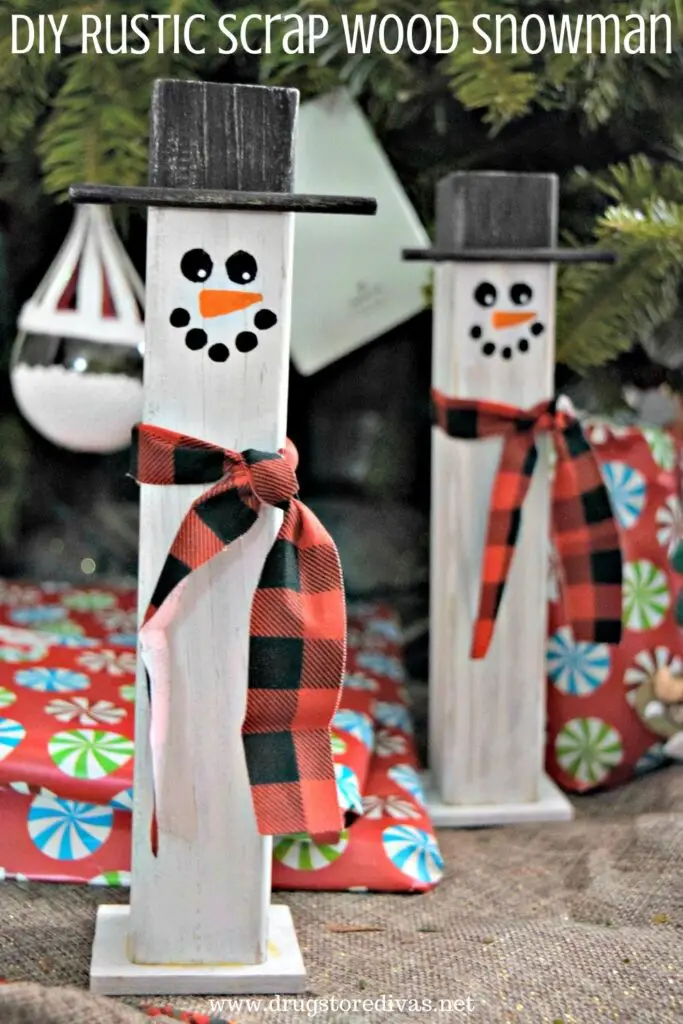 Scrap Wood Snowman to sell
