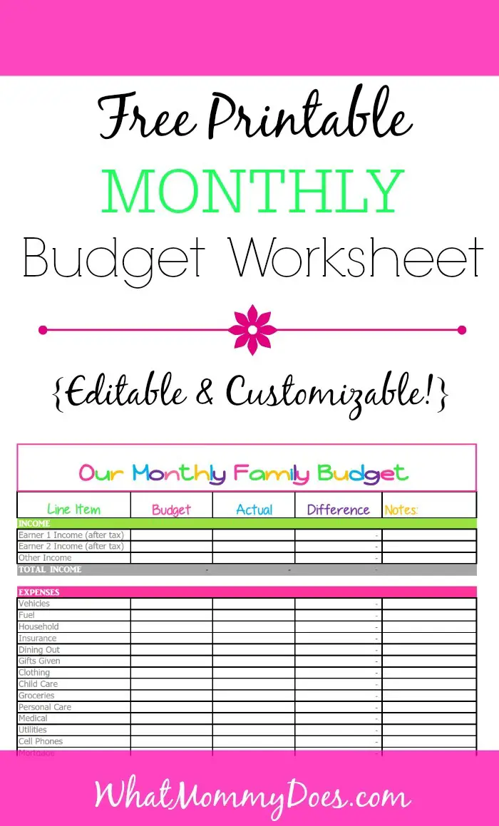 Free Budget Planning Printables: Templates, Worksheets, Binders 2023