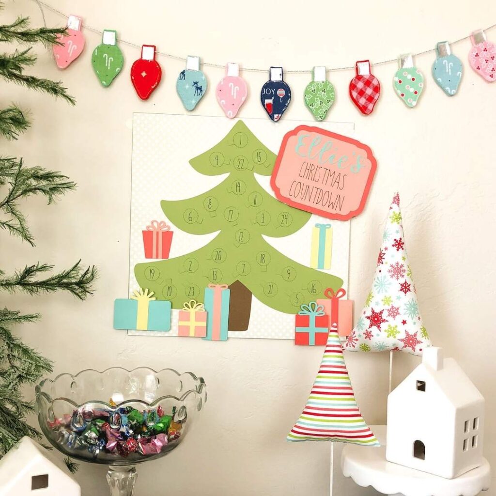 Cricut Christmas Countdown sign to sell