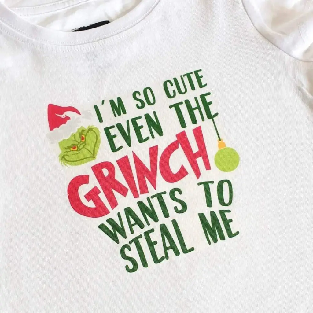 DIY Grinch Tshirt- Cricut crafts to sell