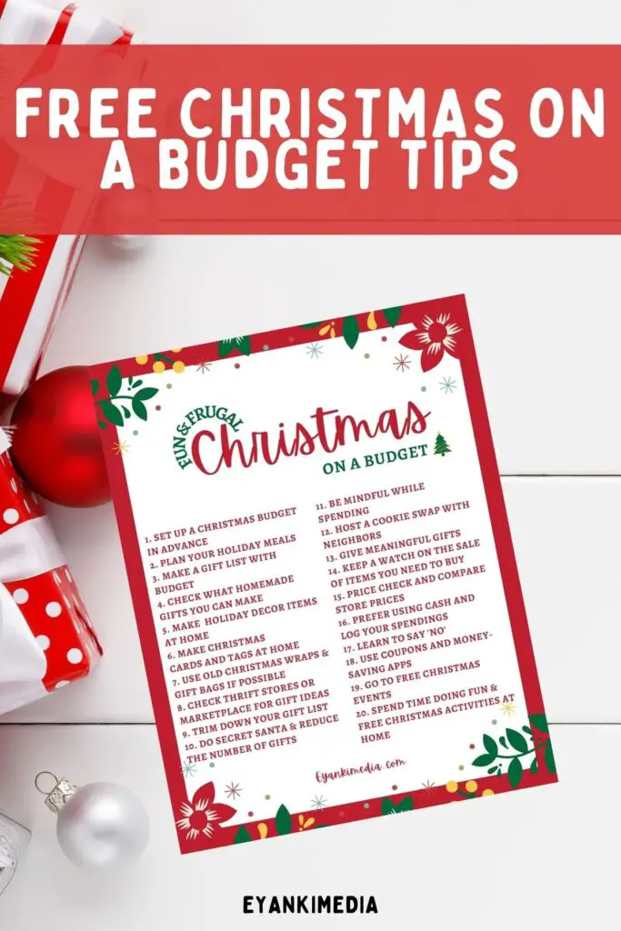 Free Christmas on a Budget tips