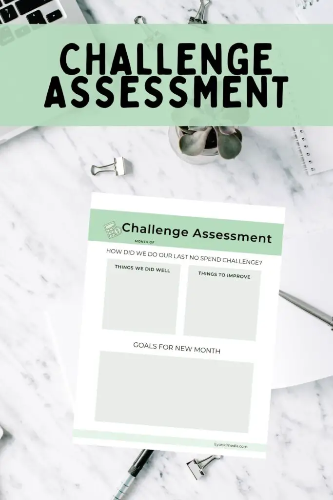 Monthly Assessment Sheet