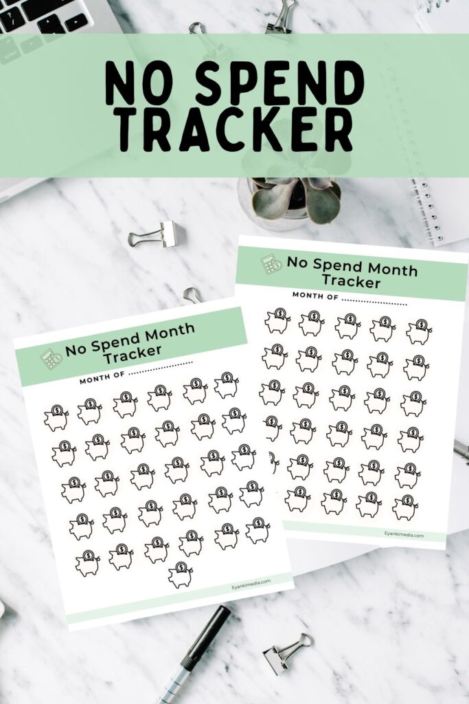 Free NO SPEND MONTH TRACKER (3)