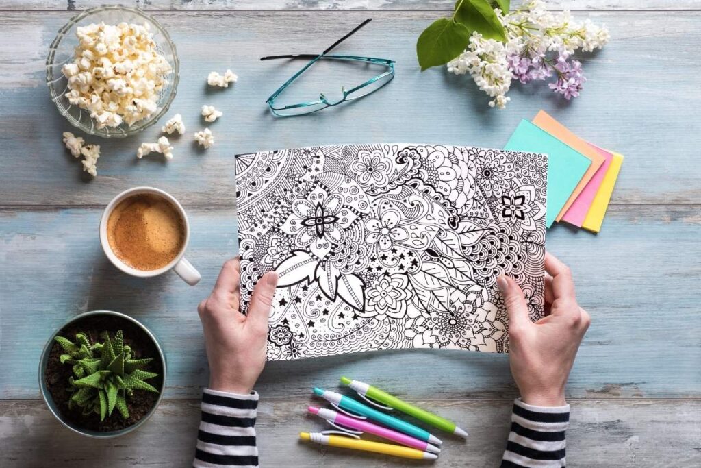 sell coloring pages on esty