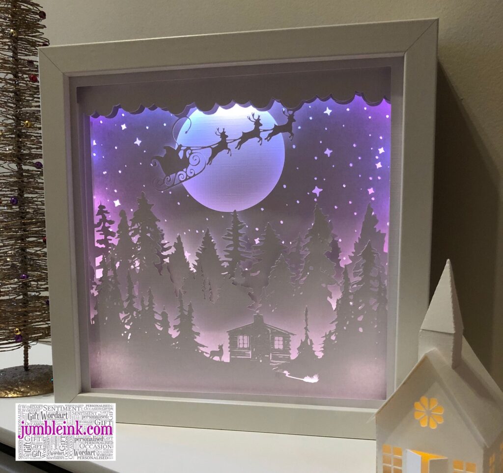 3d paper shadow box cricut