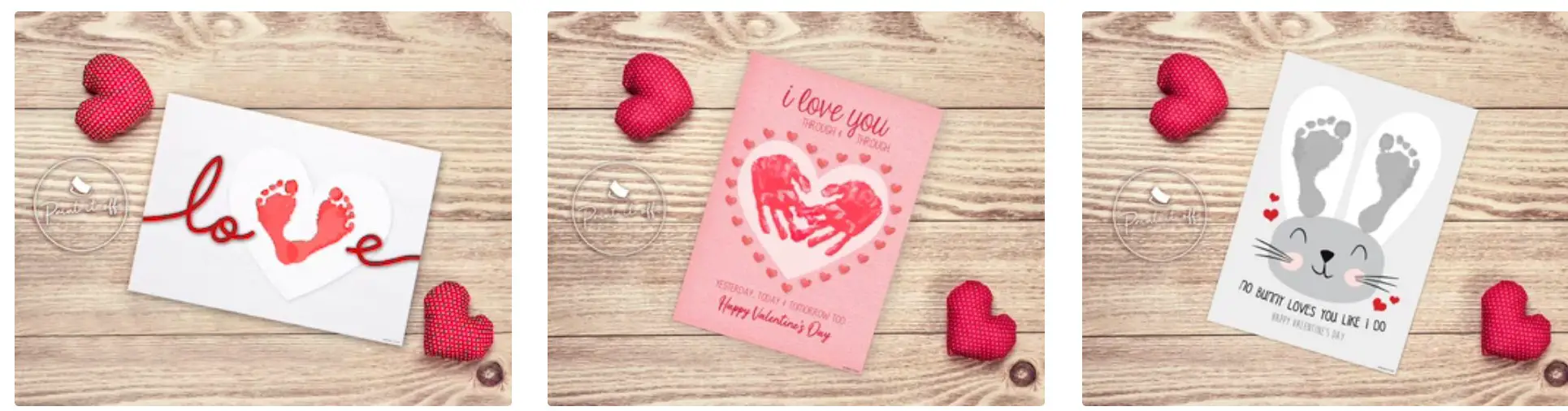 Valentine days foot print craft to sell
