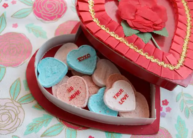Valentine heart bath bombs- things to sell on Valentine day