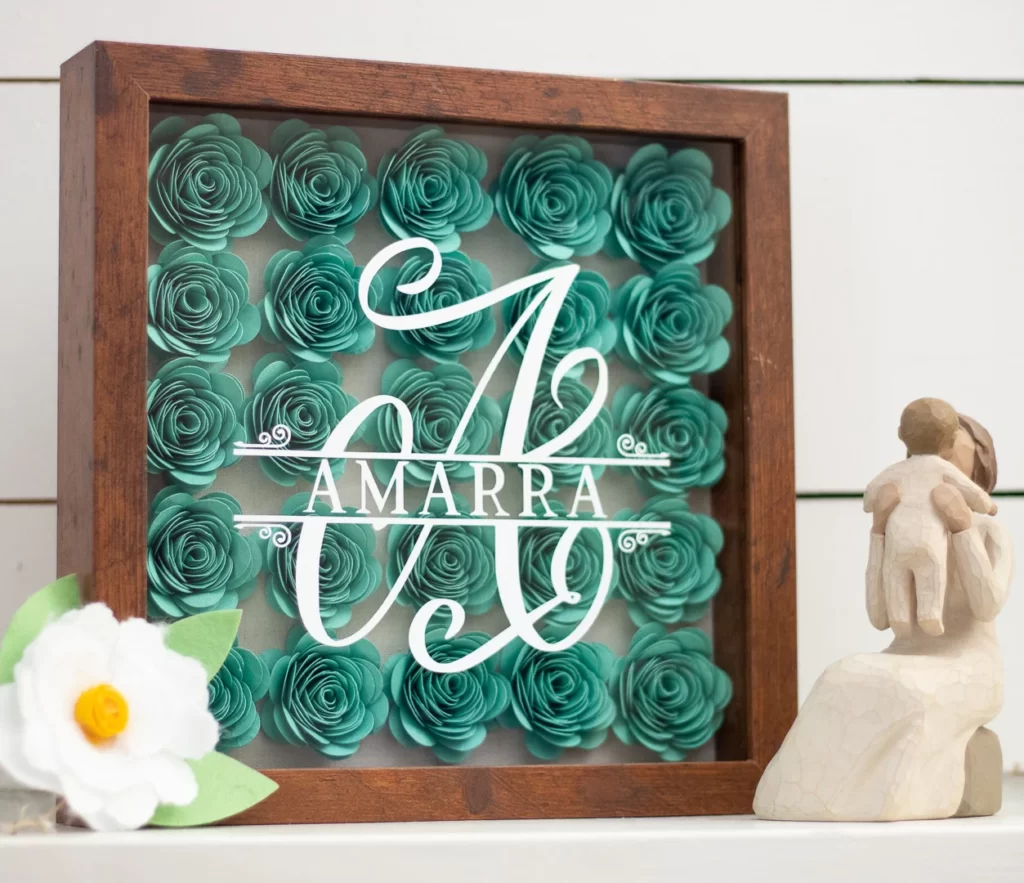 flower shadow box