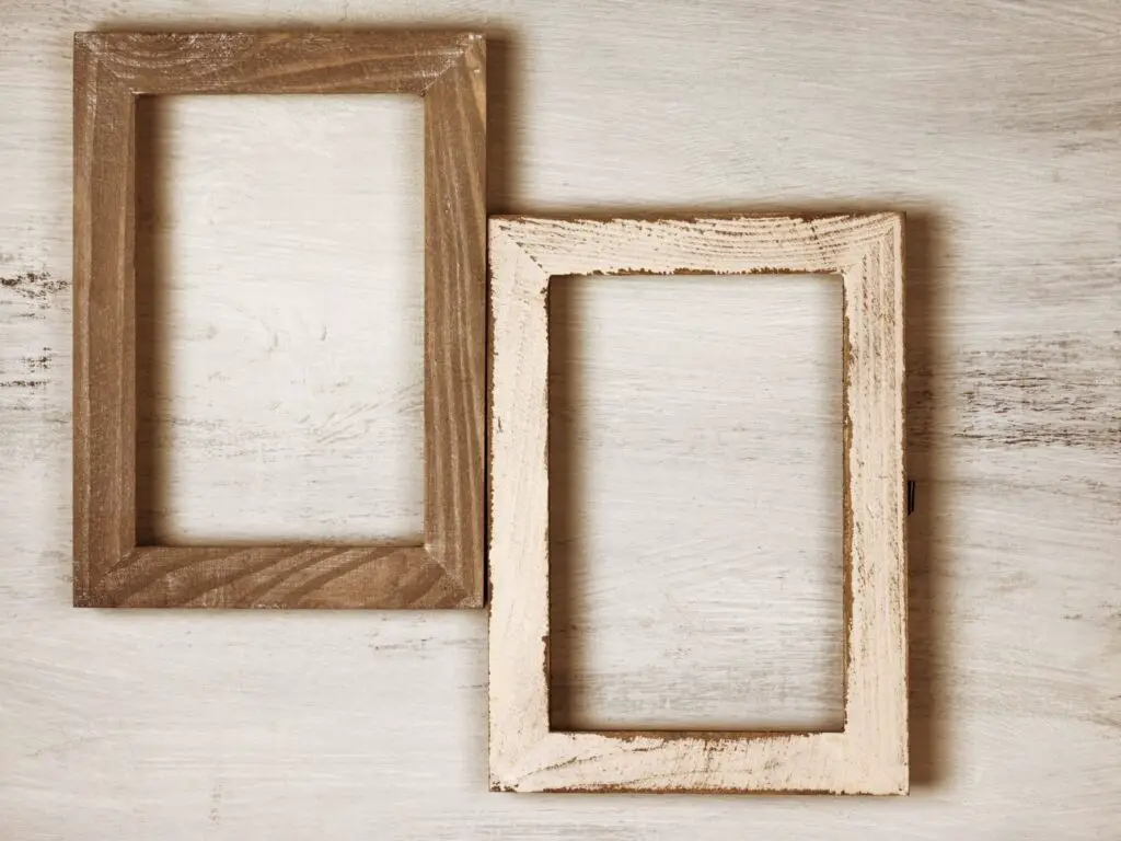 frames out of scrap wood