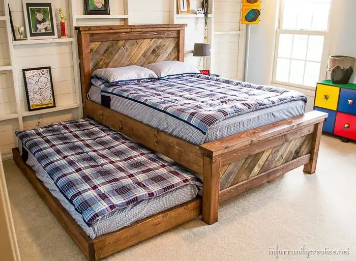 Pallet wood Bed 