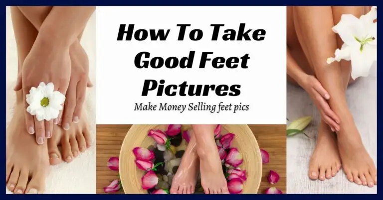how to take good feet pictures