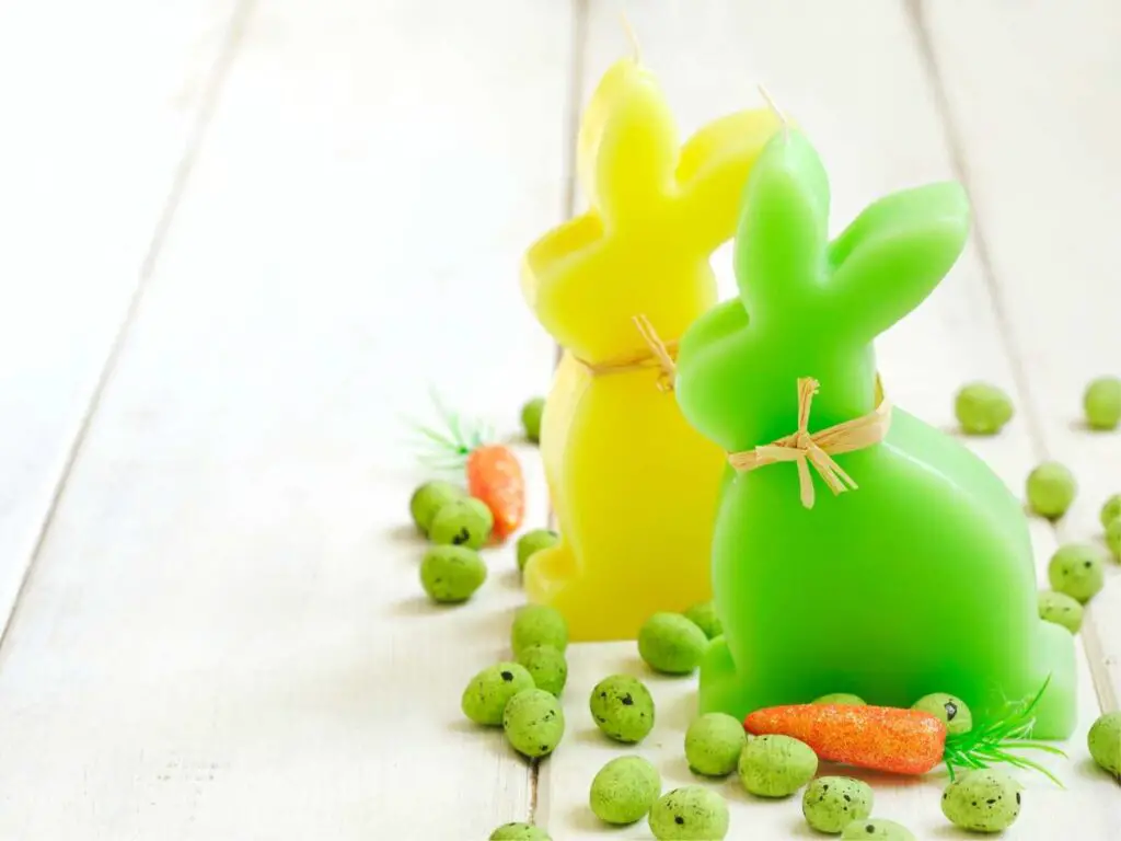 easter candles to sell bunny