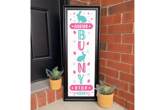 easter porch sign