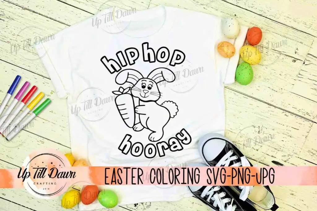 Easter color me shirt