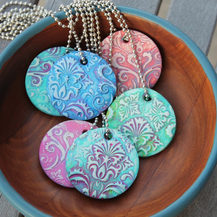 polymer clay pendants