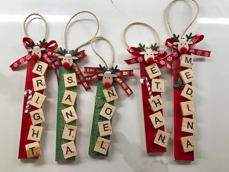 scrabble ornaments- crafts to make and sell 