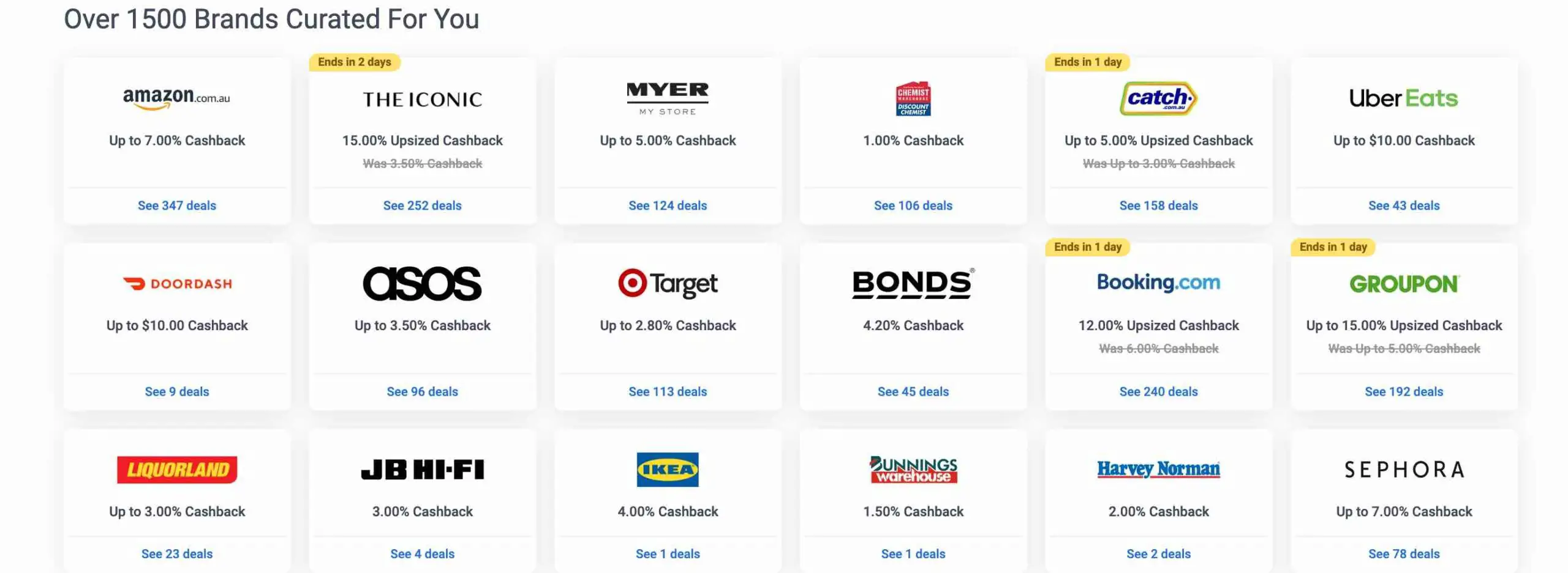 brands with shopback