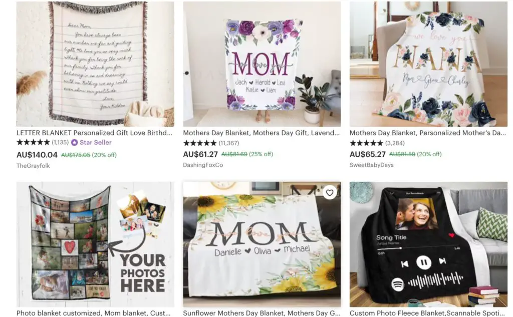 mother's day gift ideas to sell-blanket
